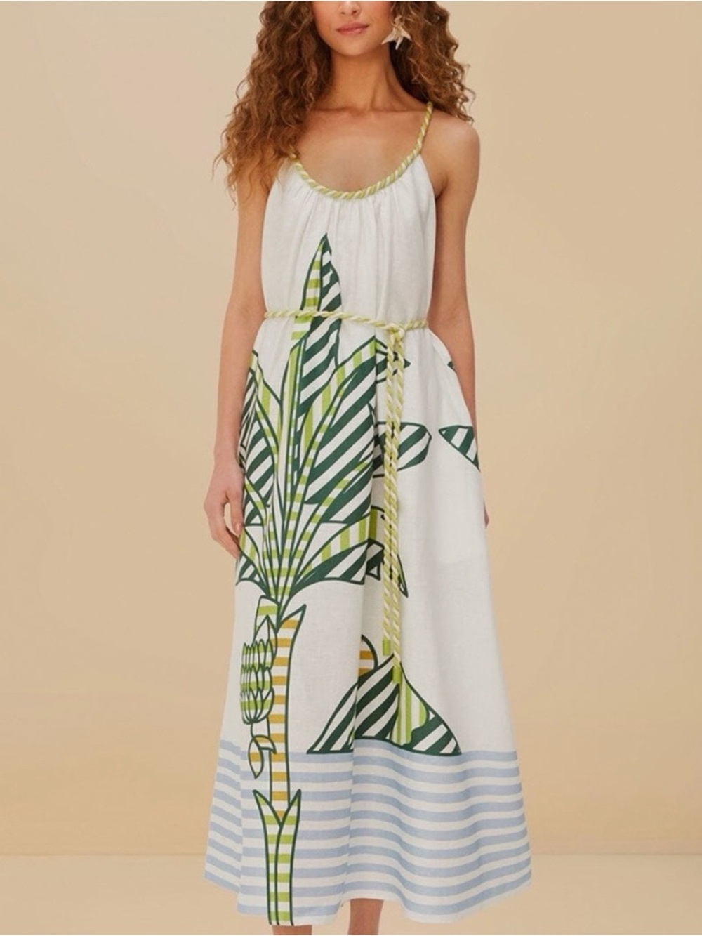 Farm Rio Tropical Print Maxi Dress
